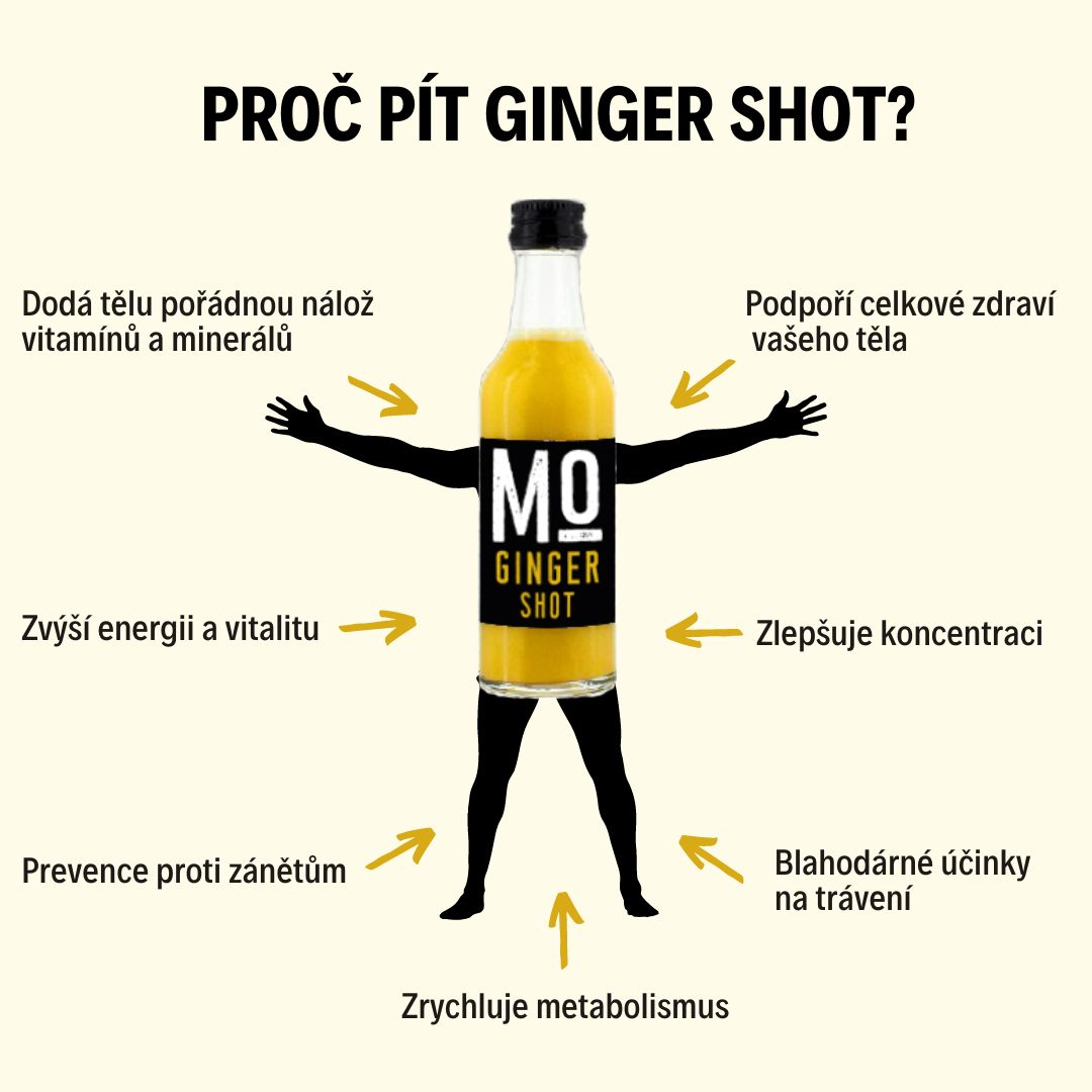 MO ginger shot - proč ho pít? 